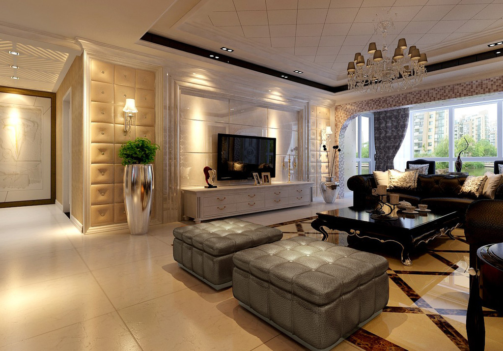 西安家裝 歐式裝修案例 西安市榮強(qiáng)裝飾工程圖片_高清圖_細(xì)節(jié)圖